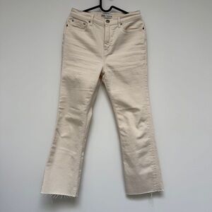 Zara off white jeans